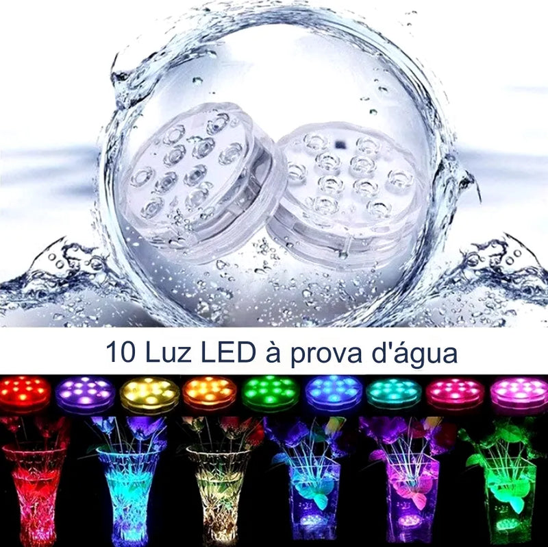 Luminárias De Piscina RGB [Kit Sem Fio]
