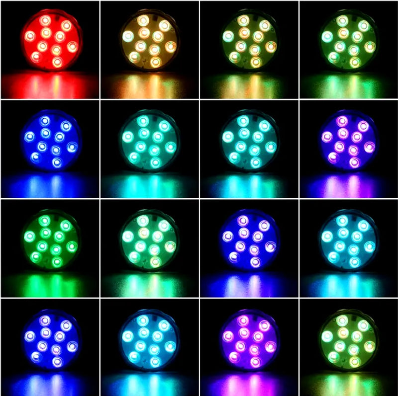 Luminárias De Piscina RGB [Kit Sem Fio]