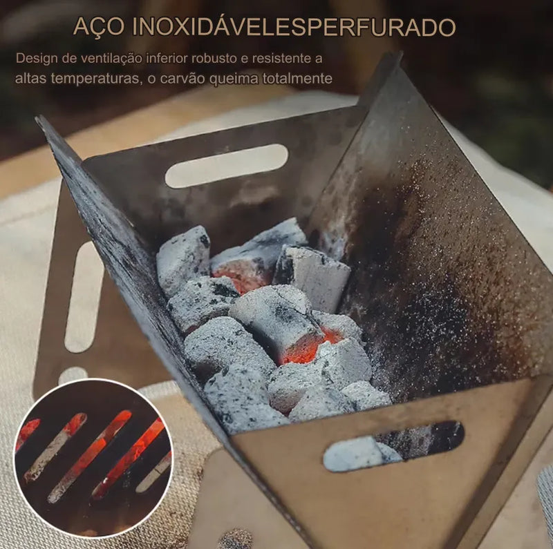 Mini Churrasqueira Portátil