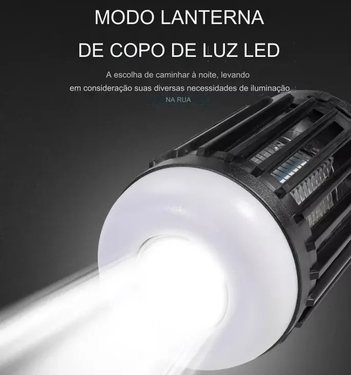 Lâmpada Anti Mosquitos Com Carregamento Solar