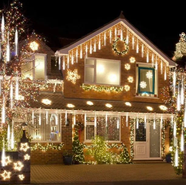 Kit Iluminação Natalina Solar [DECORAÇÃO NATAL ANO NOVO]