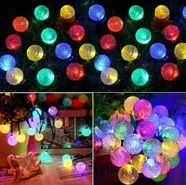 Kit Iluminação Natalina Solar [DECORAÇÃO NATAL ANO NOVO]