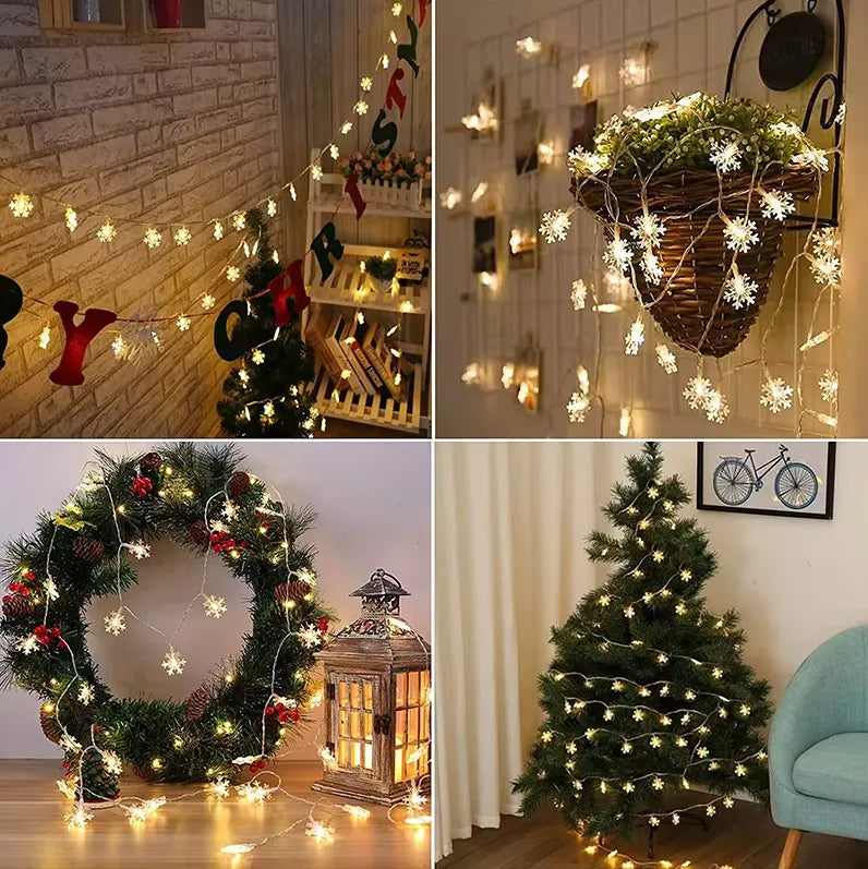 Luzes Decorativas Floco De Neve WinterGlow
