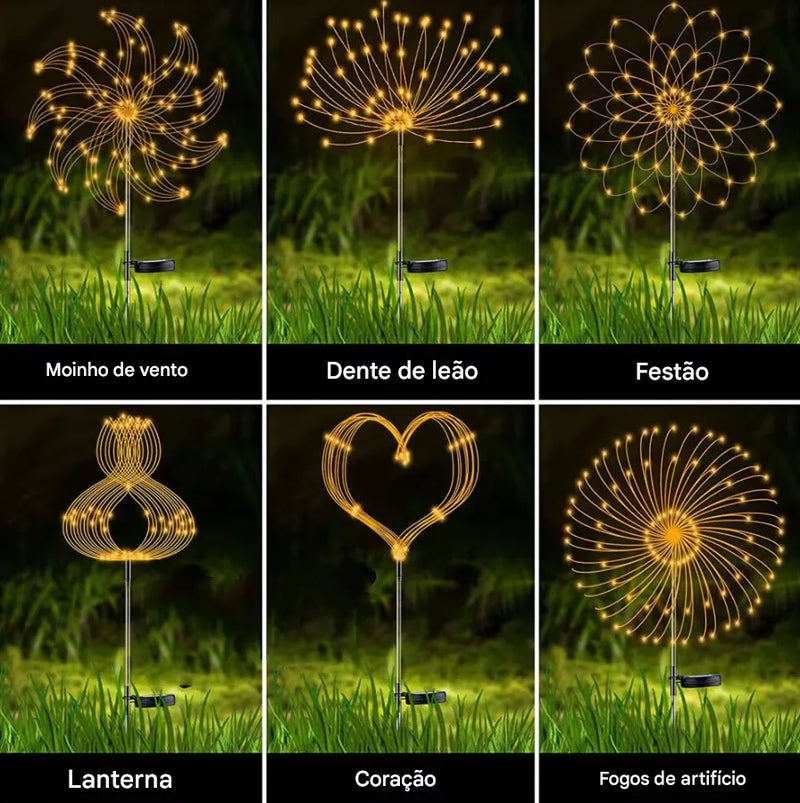 Luzes De Jardim FireGlow [DECORAÇÃO NATAL LUZ]