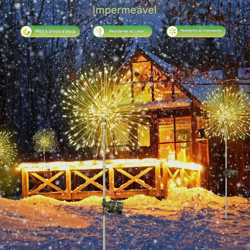 Luzes De Jardim FireGlow [DECORAÇÃO NATAL LUZ]