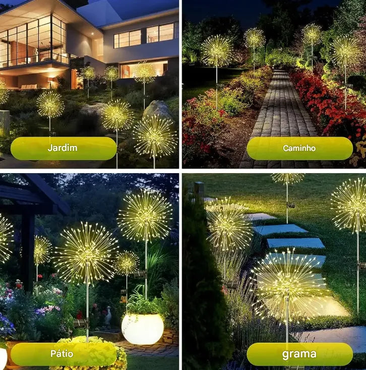 Luzes De Jardim FireGlow [DECORAÇÃO NATAL LUZ]