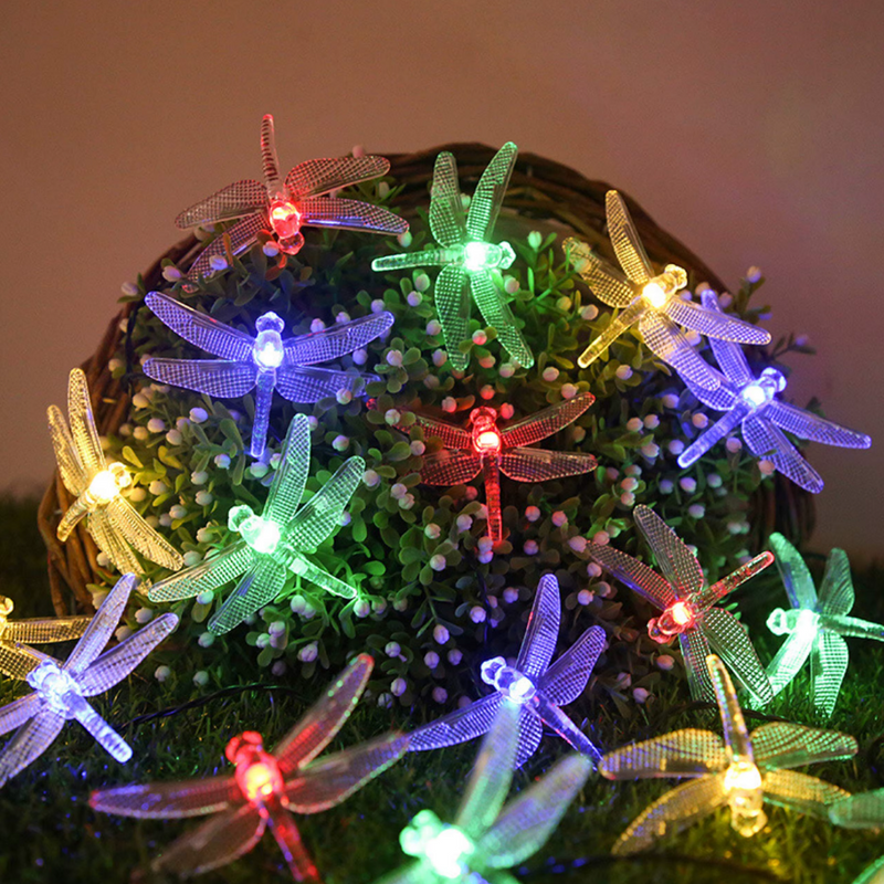 Luzes Solares Decoração DragonFly Glow