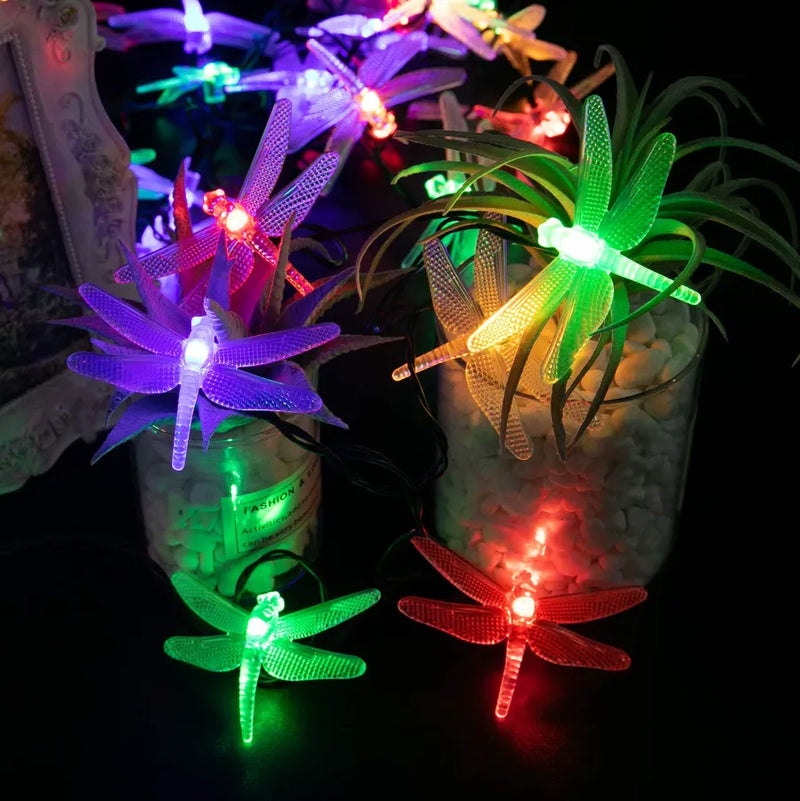 Luzes Solares Decoração DragonFly Glow
