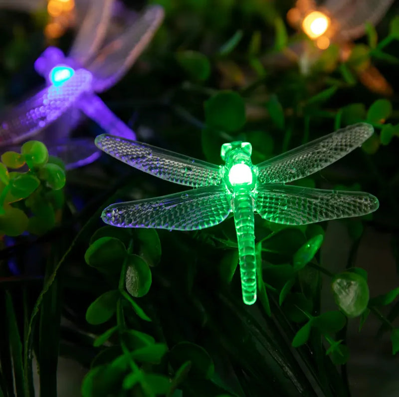 Luzes Solares Decoração DragonFly Glow
