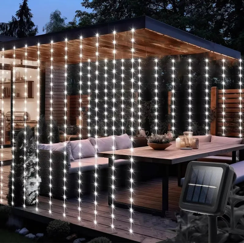 Luzes De Cortina Solar LumiGlow