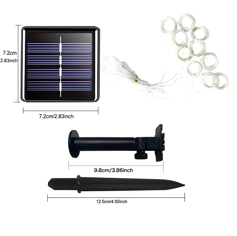 Luzes De Cortina Solar LumiGlow