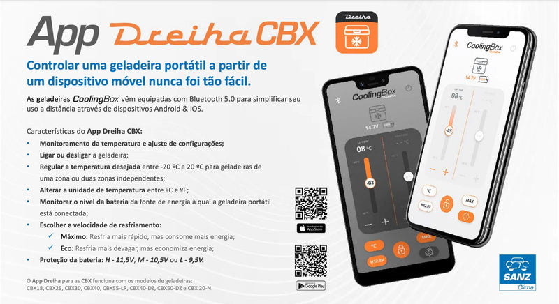 Geladeira Portátil Dreiha CBX - 50 Litros Black
