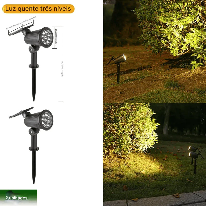 Luzes Solares Spot RGB GlowLite