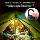 Lâmpada LED Retrô USB Recarregável Acampamento [DESIGN ELEGANTE]