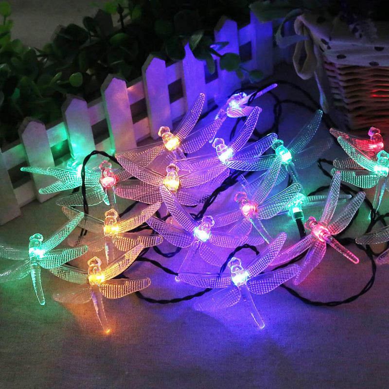 Luzes Solares Decoração DragonFly Glow