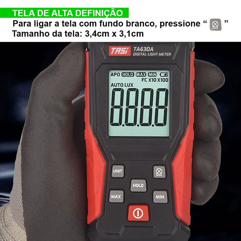 Luxímetro Medidor De Luz Digital [ULTRA PRECISÃO]