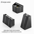 Arandela Solar LED Ambientes Externos Design Moderno [Alto Padrão]