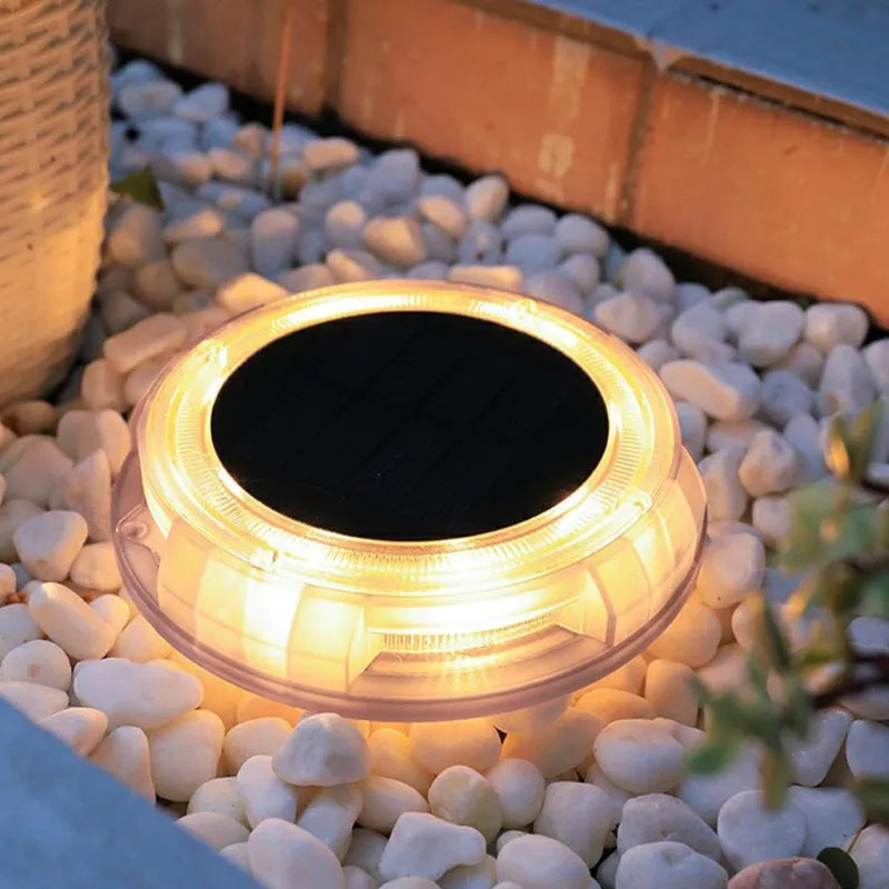 Kit 4 Luminárias LED Colorido Solar Jardim Impermeável [LANÇAMENTO]