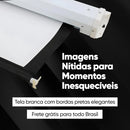 Tela De Projeção Elétrica 120pol Retratil Com Controle Remoto