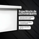 Tela De Projeção Elétrica 120pol Retratil Com Controle Remoto