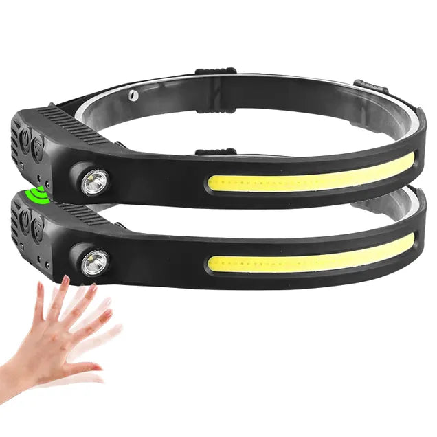 Lanterna De Cabeça LED SuperLight [SENSOR DE MOVIMENTO]
