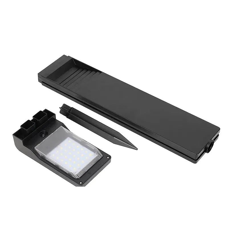 Luminária LED Solar Slim Decoração Jardim Impermeável [DESIGN ELEGANTE]