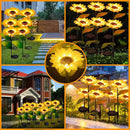 Flor Girassol LED Solar Jardim Impermeável [DECORAÇÃO ECONOMICA]
